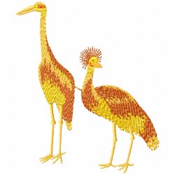 Various Birds Embroidery Design 4